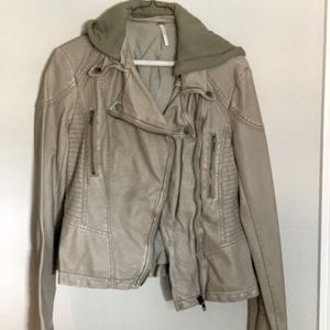 Free People Vegan Leather Jacket
